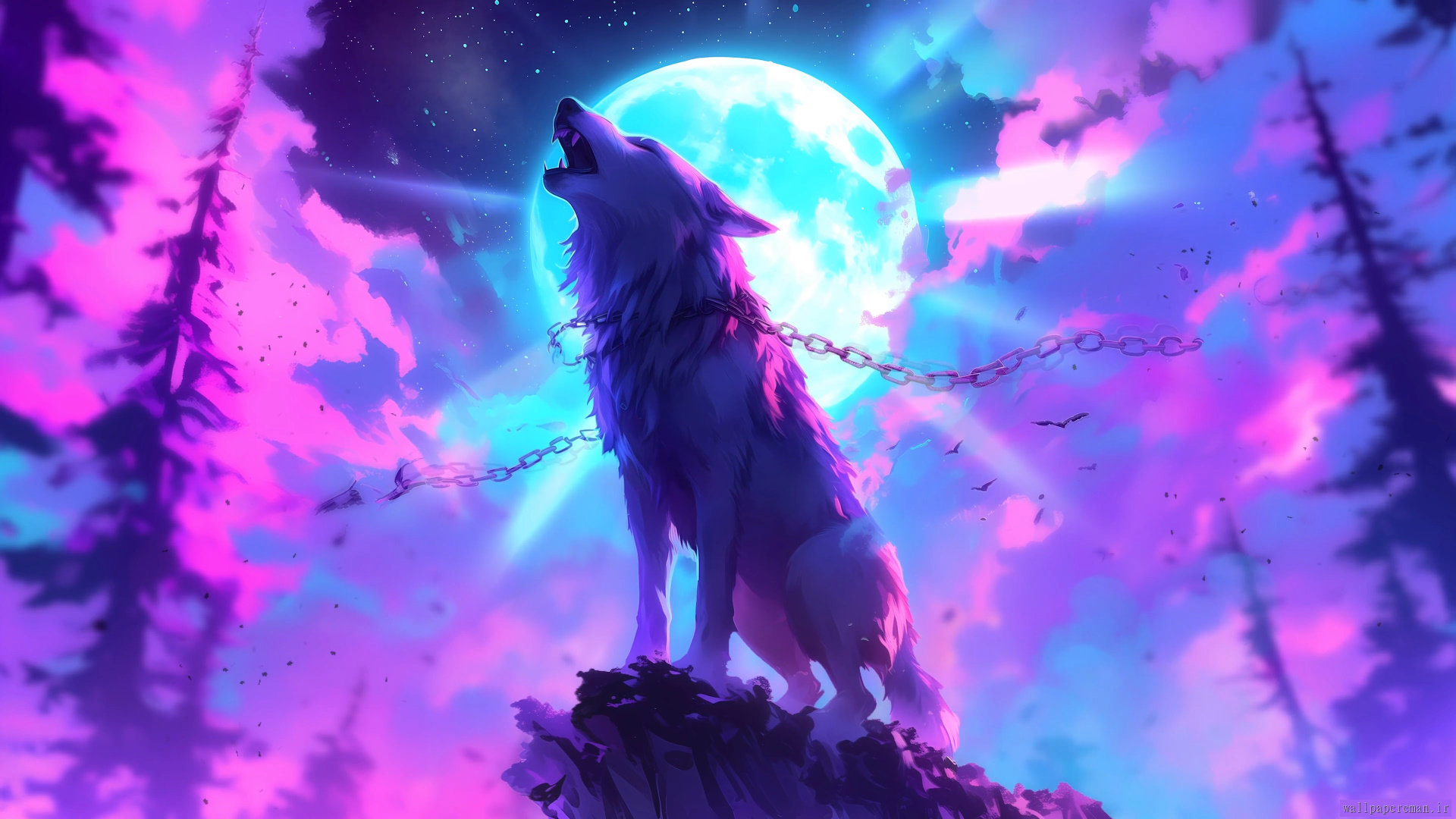 free-wolf-with-moon-4k