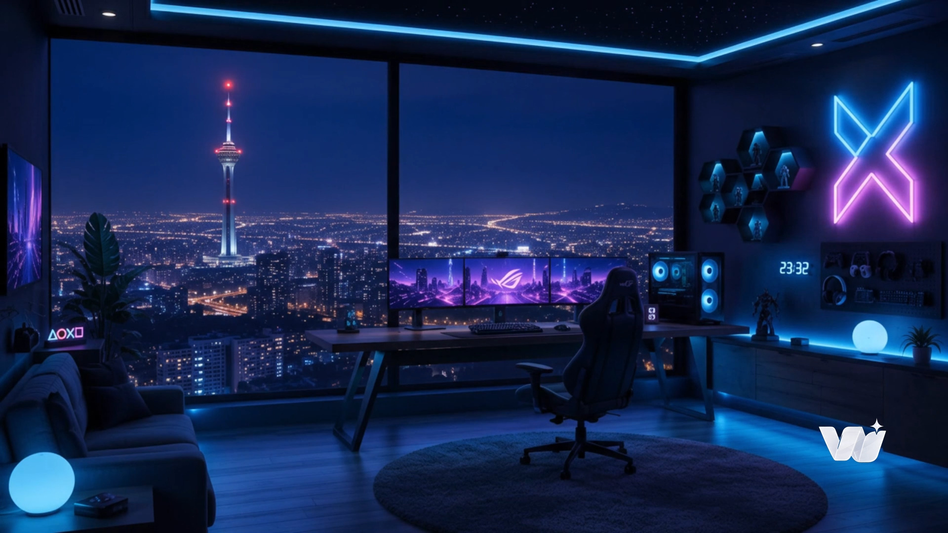 gaming-room-with-tehran-view