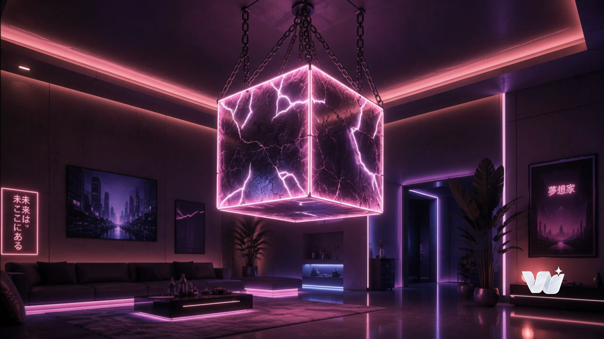 strange-neon-cube